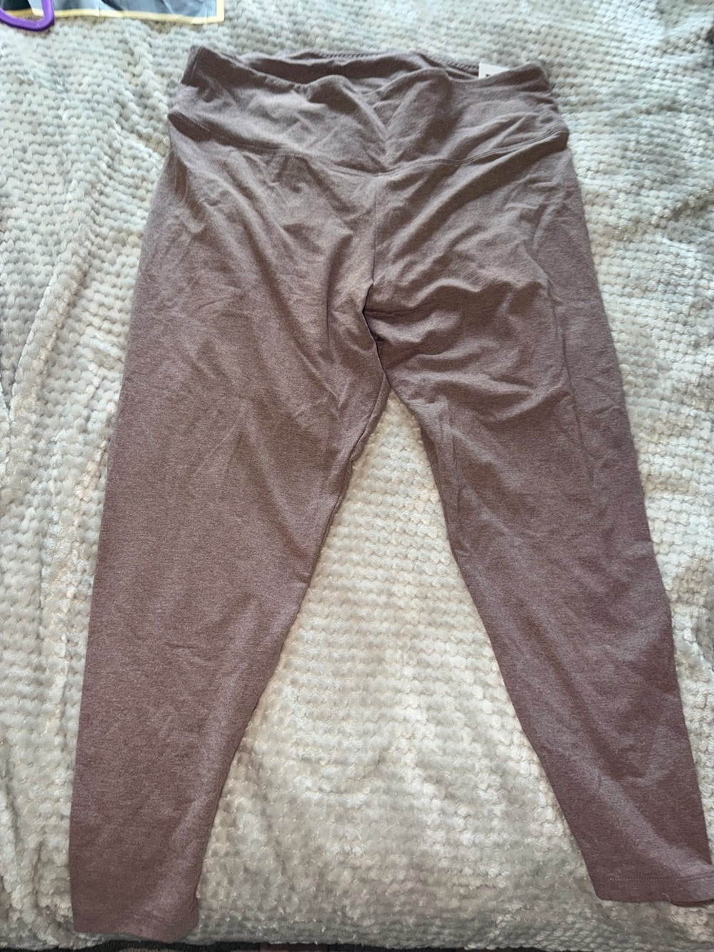 PINK Victoria’s Secret NWT High Rise Leggings XXL Mauve Brown 25” Inseam Soft St